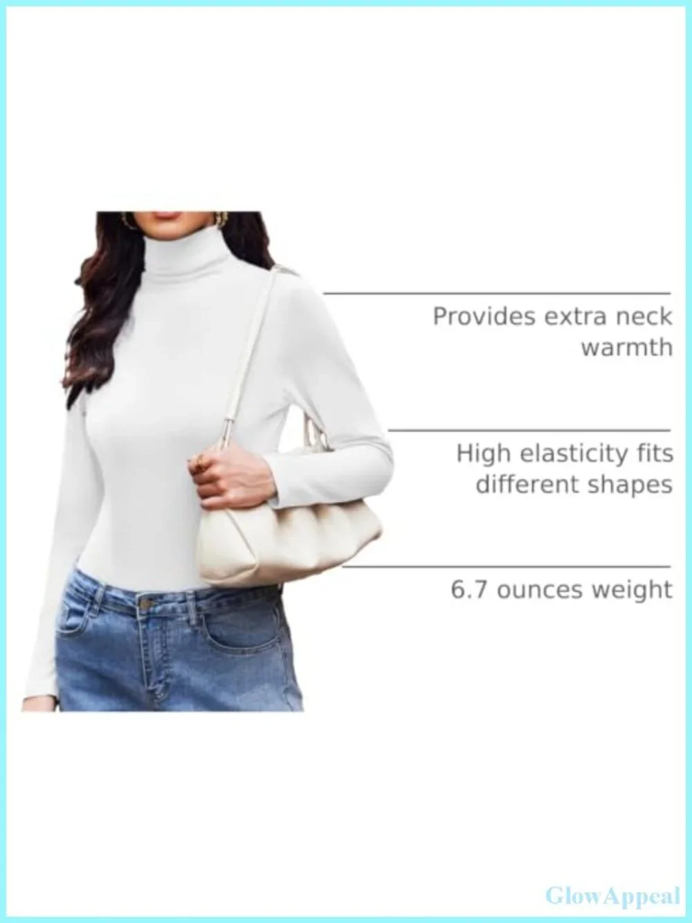 Ekouaer Womens Turtleneck Long Sleeve Thermal Underwear Top